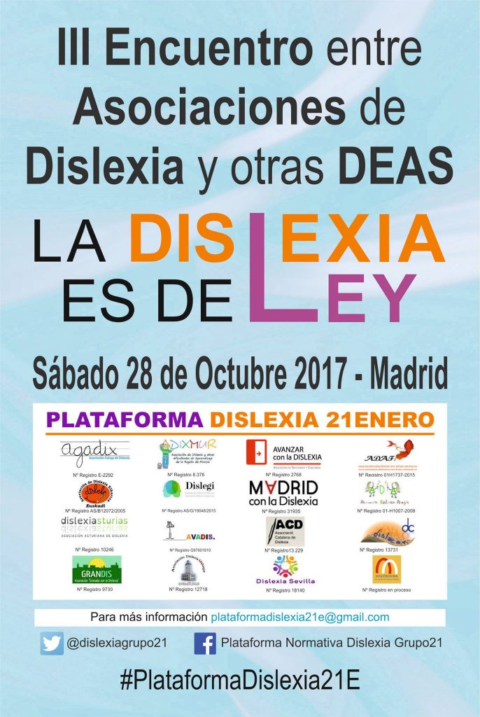 III ENCUENTRO ASOCIACIONES DISLEXIA ESPAÑA